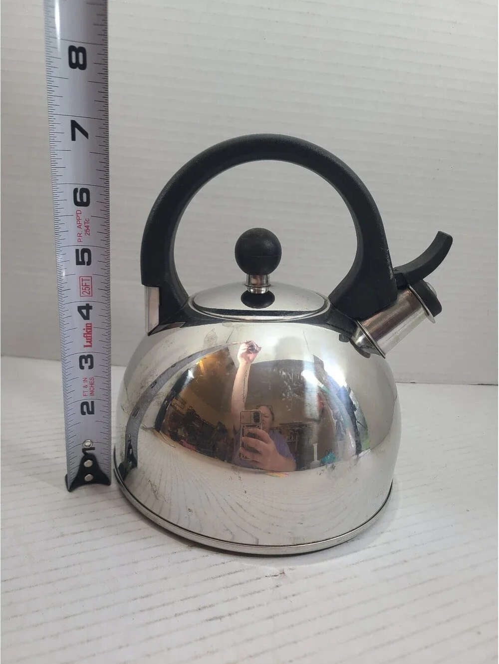 Farberware Vintage Stainless Steel Whistling Tea Kettle Model 13C